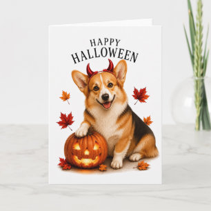 Pembroke Welsh Corgi Teufelshund Karte