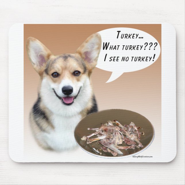 Pembroke Welsh Corgi Türkei Mousepad (Vorne)
