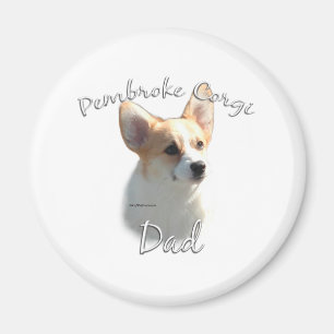 Pembroke Welsh Corgi Vater 2 Magnet