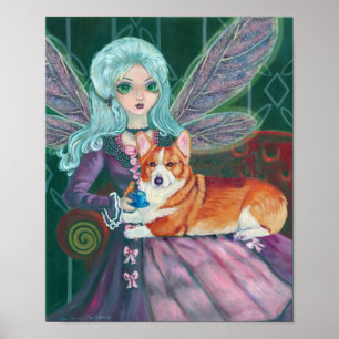 Pembroke Welsh Corgi Wall Print Poster