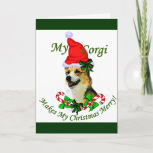 Pembroke Welsh Corgi Weihnachtsgeschenke Feiertagskarte