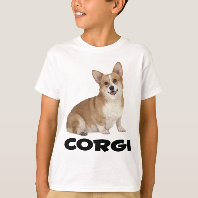 Pembroke Welsh Corgi Welsh Welppy Dog Boys T-Shirt (Vorderseite)