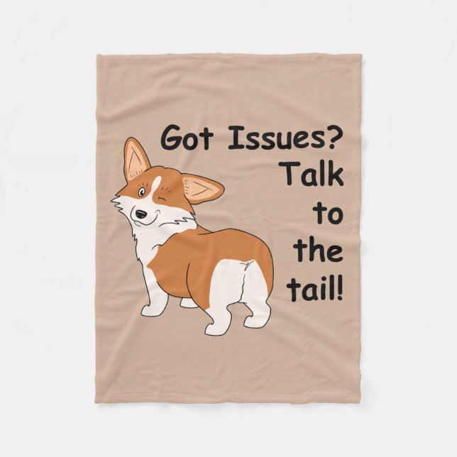 PembrokeCorgi got Fragen? Fleecedecke (Vorderseite)