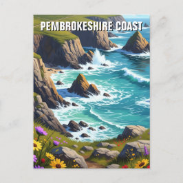 Pembrokeshire Coast National Park Wales Postkarte