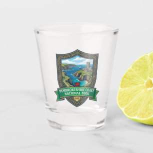Pembrokeshire Coast Nationalpark Vereinigtes König Schnapsglas
