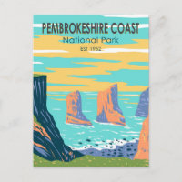 Pembrokeshire Coast Nationalpark Wales Vintage