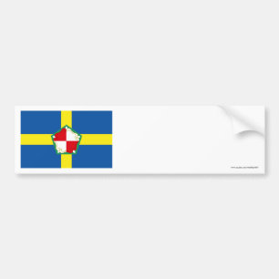 Pembrokeshire Flagge Autoaufkleber