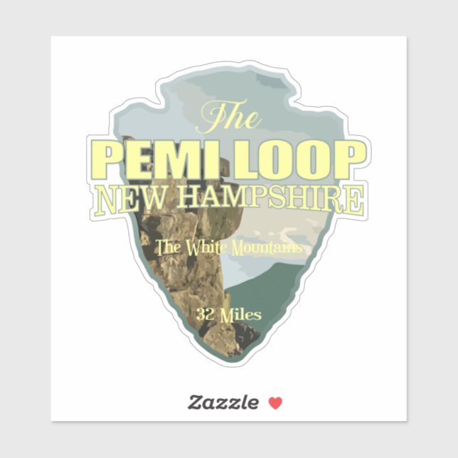 Pemi Loop (Pfeilspitzen) Aufkleber (Blatt)