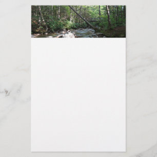 Pemigewasset River Bridge in New Hampshire Briefpapier