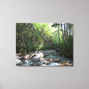 Pemigewasset River Bridge in New Hampshire Leinwanddruck