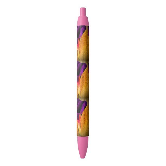Pen der lila und rosa Blume Kugelschreiber (Vorderseite Vertikal)