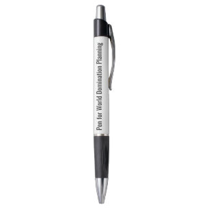 Pen für die Planungsplanung in der Welt Kugelschreiber