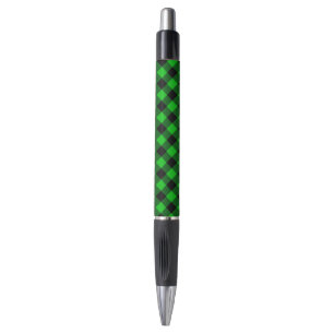 Pen für schwarzen grünen Karo Kugelschreiber