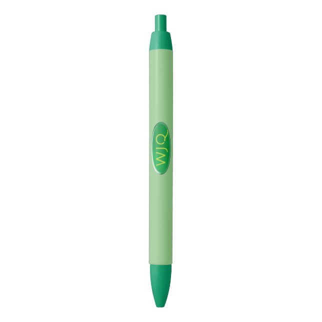 Pen - Grüne erste Medaille Kugelschreiber (Vorderseite Vertikal)