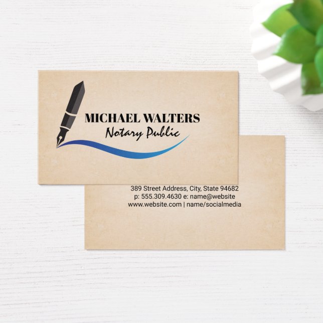 Pen-Logo | Notar (Schreibtisch)