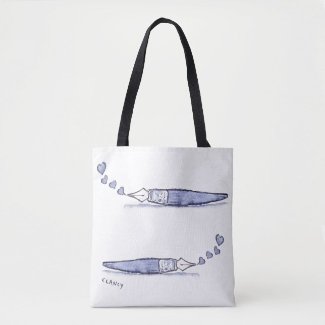 Pen Love Tote Tasche (Vorderseite)