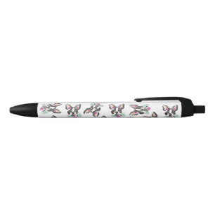 Pen mit Boston Terrier Kunstdesign Kugelschreiber