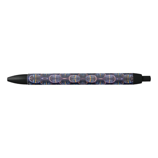 Pen mit futuristischem Wabendesign Kugelschreiber (Vorderseite)