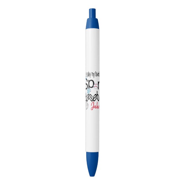 Pen Office and School Pen Baseball Sports Kugelschreiber (Vorderseite Vertikal)