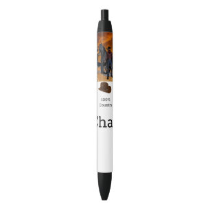Pen Office and School Pen Country Cowboy Horse Kugelschreiber