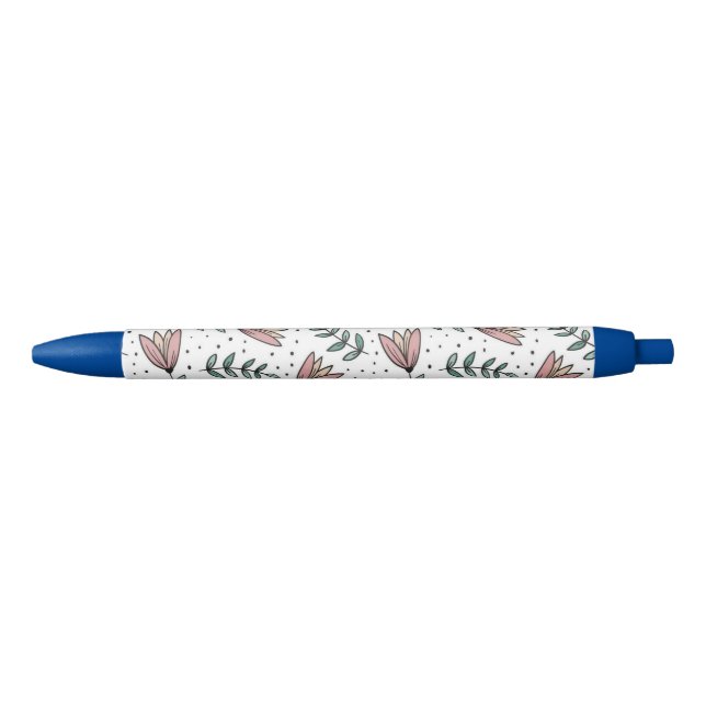 Pen Office and School Pen Floral Flowers  Kugelschreiber (Vorderseite)