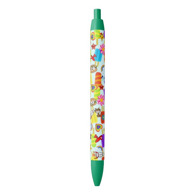 Pen Office and School Pen Floral Hamburger Stars Kugelschreiber (Vorderseite Vertikal)