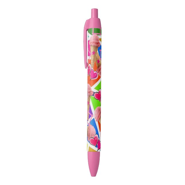 Pen Office and School Pen Strawberry Ice Creme Kugelschreiber (Oberseite (Vertikal))