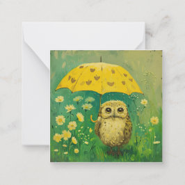 Pen Pal Pals: Raintropen und Lächeln mit Schüssel  Mitteilungskarte