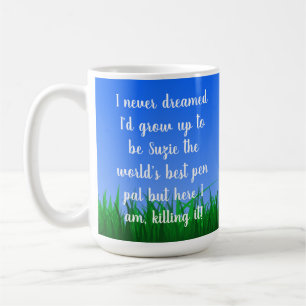 Pen Pal Snail Mail personnalisable - 15 oz. Mug