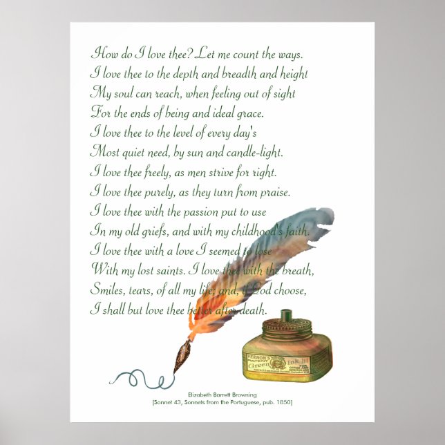 Pen und Tinte Liebe Poster (Vorne)