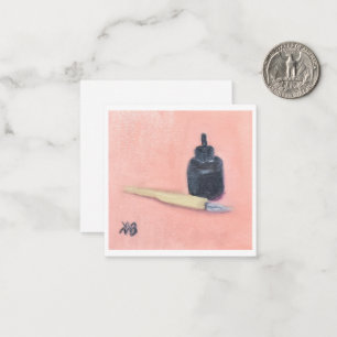 Pen und Tinte Mitteilungskarte