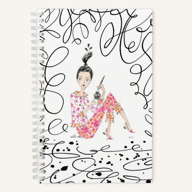 Pen und Tinte Notizbuch (Vorderseite)