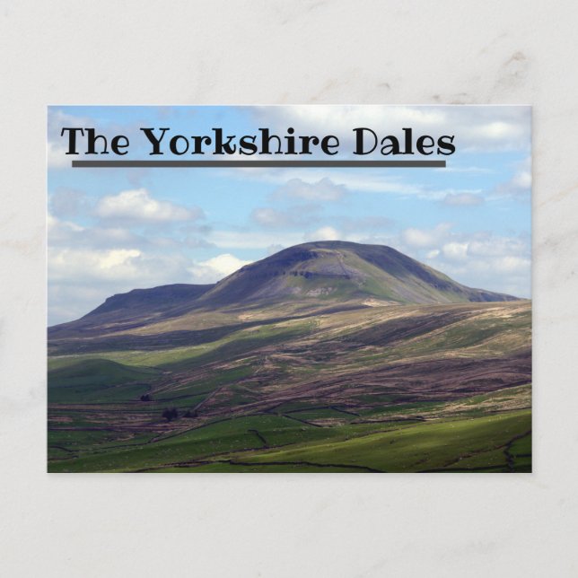 Pen Y Gent Hügel bei Yorkshire Dales Postkarte (Vorderseite)
