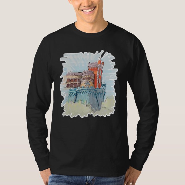 Pena Palace in Sintra, Portugal T-Shirt (Vorderseite)