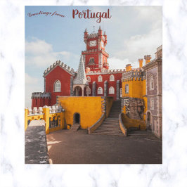 Pena Palace Sintra Portugal Postkarte