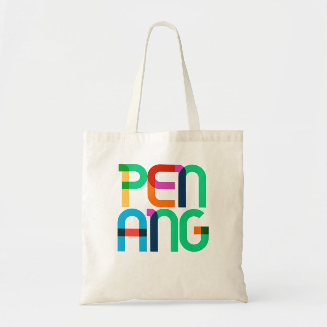 Penang Island Malaysia Pop Kunstbriefe Tragetasche (Vorne)