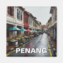 Penang Malaysia Georgetown Travel Magnet