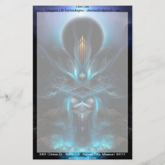 Penapia Fraktal Art Briefpapier