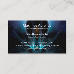 Penapia Fraktal Art Business Card Visitenkarte
