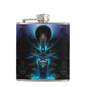 Penapia Fraktal Art Flask Flachmann