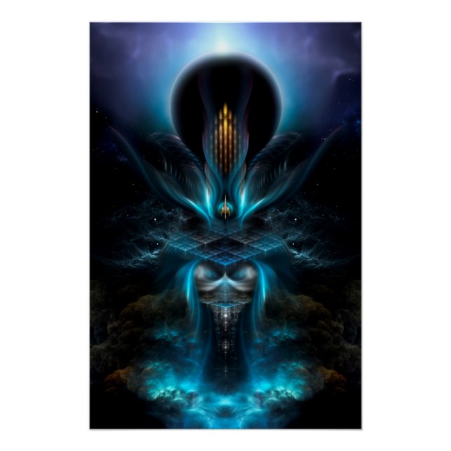 Penapia Fraktal Art Perfekt Poster (Vorderseite)