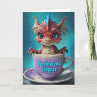 Penblwydd Hapus Happy Geburtstag Karte