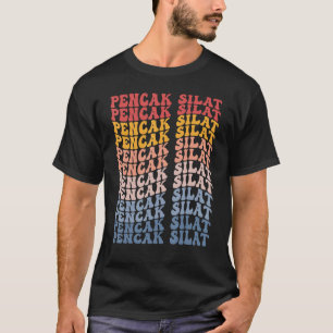 Pencak Silat Groovy Retro Sports T-Shirt