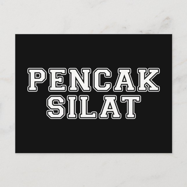 Pencak Silat Postkarte (Vorderseite)
