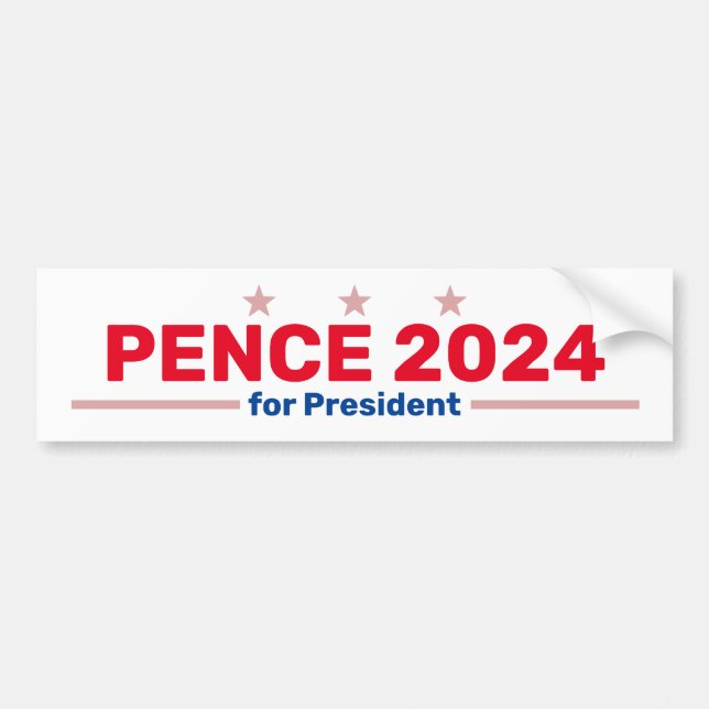 Pence 2024 Autoaufkleber (Vorne)