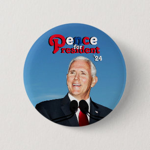 Pence für den Präsidenten '24 Button