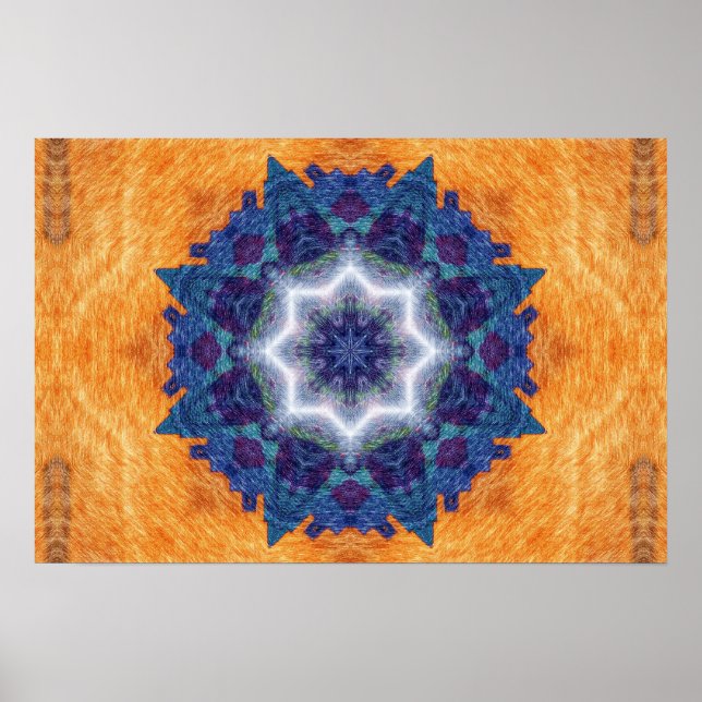 Pencil Art Mandala Poster (Vorne)