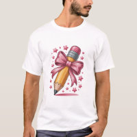 Pencil Coquette Bow Lehrer Wertschätzungsschule