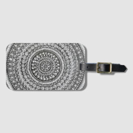 Pencil Original Art Mandala Design  Gepäckanhänger