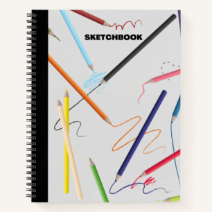 PENCIL SKRIBBLING DESIGN SKETCHBOOK NOTIZBUCH